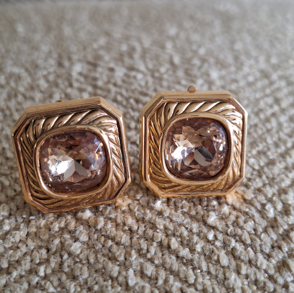 Vintage Lanvin Clip on Earrings